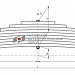 Рессора задняя для грузовиков производства ПАО КамАЗ 6460, 6520, 6522 9 листов