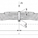 Задняя рессора Прицеп 9907 8-листовая