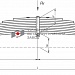 Задняя рессора Урал 3256,32551 9-листовая